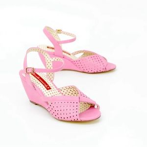 BAIT Pink Wedge Sandals
